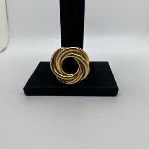 Napier Gold-Tone Infinity Knot Brooch